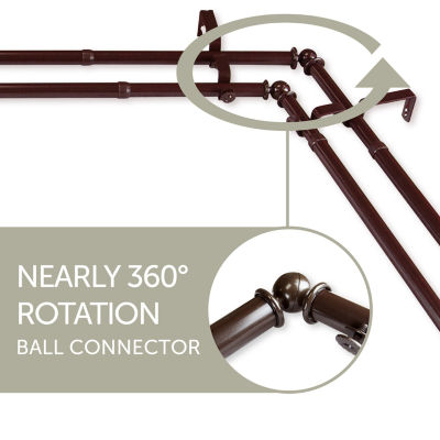 Rod Desyne Jaylin Double Bay Window Rod