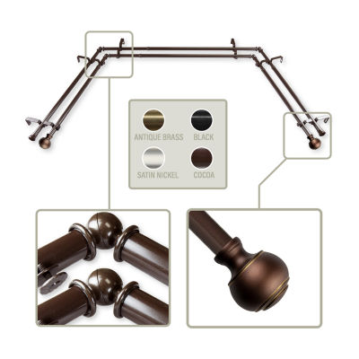 Rod Desyne Jaylin Double Bay Window Rod