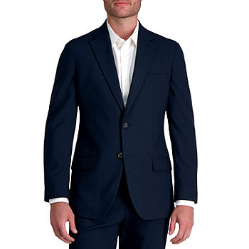 Haggar J.M. Haggar™ Mens Grid Stretch Fabric Classic Fit Suit Separates,  Color: Navy - JCPenney
