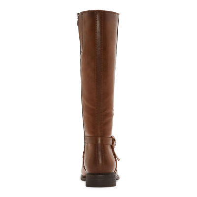 Frye and Co. Womens Gaylin Stacked Heel Riding Boots