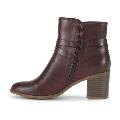 Frye and Co. Womens Italia Stacked Heel Booties