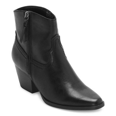 Frye and Co. Womens Savi Stacked Heel Booties