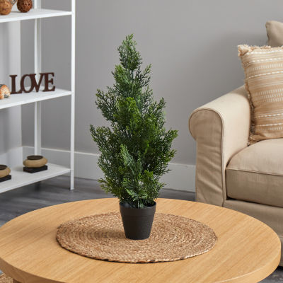 Nearly Natural 2ft Mini Cedar 2 Foot Christmas Tree