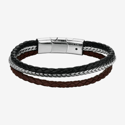 J.P. Army Leather Cord Bracelet