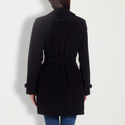 Gallery Womens Belted Midweight Trench Coat