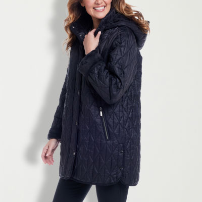 Gallery Womens Removable Hood Midweight Quilted Jacket