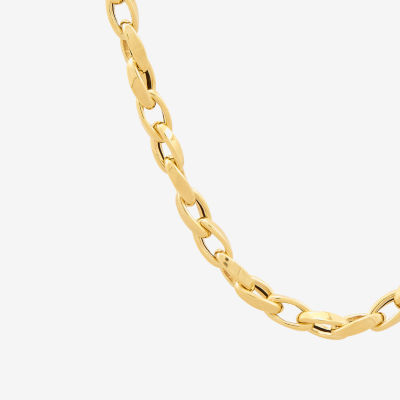 Made in Italy 10K Gold Inch Hollow Link Chain Necklace