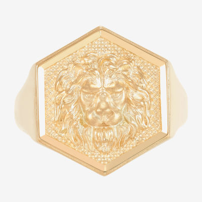 Mens 10K Gold Signet Ring