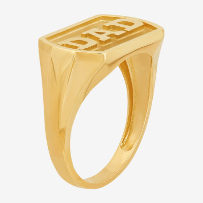 Mens 10K Gold Signet Ring