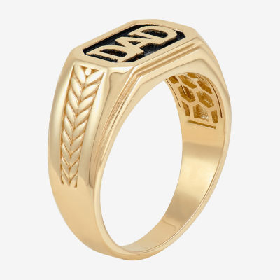 "Dad" Mens 14K Gold Fashion Ring