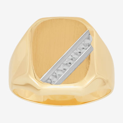 Mens 14K Gold Fashion Ring