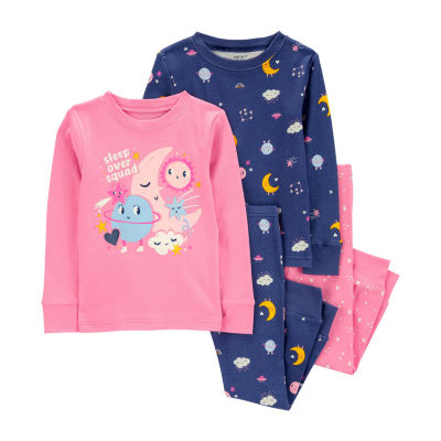 Carter's Toddler Girls 4-pc. Pant Pajama Set