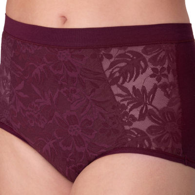 Bali Breathe Cotton Modal Lace High Rise Brief DFCLBF