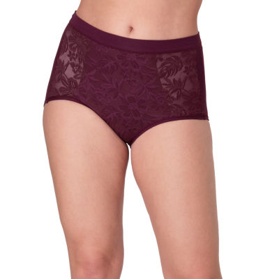 Bali Breathe Cotton Modal Lace High Rise Brief DFCLBF