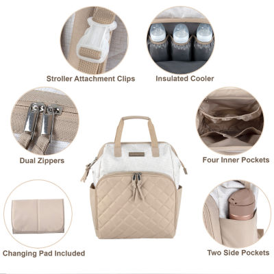 Baby Essentials Adjustable Straps Diaper Bag