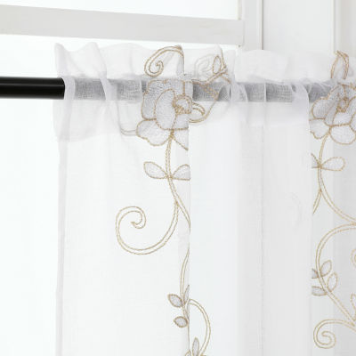 Runyan 3-pc. Rod Pocket Window Tier