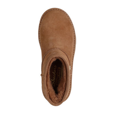 Skechers Womens Keapsakes Cozy Cozy Mini Flat Heel Winter Boots
