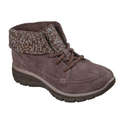 Skechers Womens Easy Going Fall Odyssey Flat Heel Chukka Boots