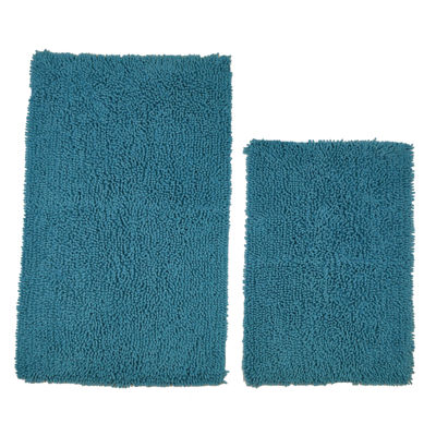 Castle Hill London Chenille Shaggy 2-pc. Bath Rug Set