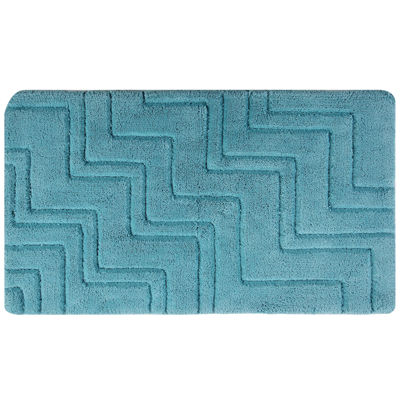 Castle Hill London Zig Zag Bath Rug Collection