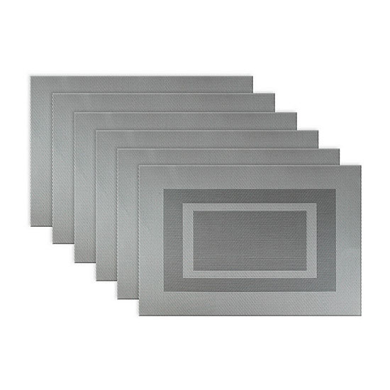 Design Imports Rectangle Doubleframe 6-pc. Placemat