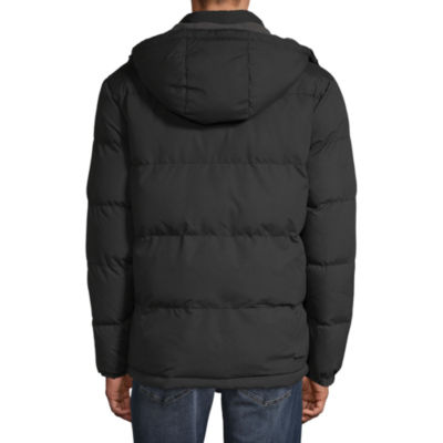 St. John's Bay Water Resistant Removable Hood Heavyweight Puffer Jacket
