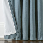 JCPenney Home Supreme Thermal Energy Saving Light-Filtering Pinch Pleat Single Curtain Panel