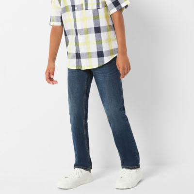 Thereabouts Little & Big Boys Adjustable Waist Stretch Fabric Slim Fit Jean