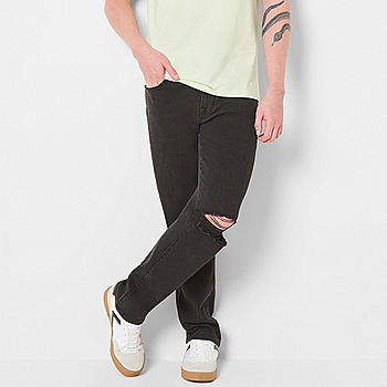 Arizona Mens - Color: Advance 360 JCPenney Worn Straight Black Fit Jean, Flex