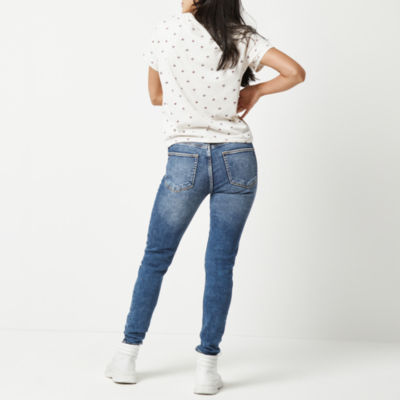Arizona Womens Juniors Skinny Fit Jean