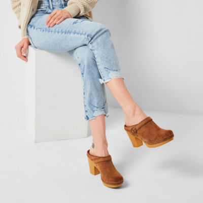 a.n.a Womens High Rise Straight Cropped Flare Jean