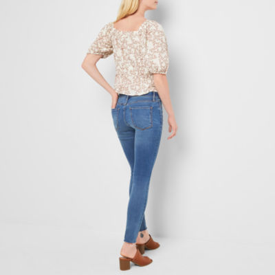 a.n.a Womens Mid Rise Stretch Fabric Skinny Fit Jegging Jean