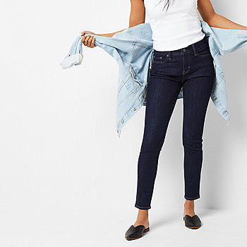 a.n.a Fit JCPenney Mid Womens Jean Rise - Skinny