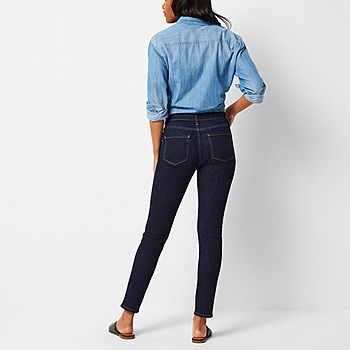 a.n.a Womens Mid Rise Skinny - Fit Jean JCPenney