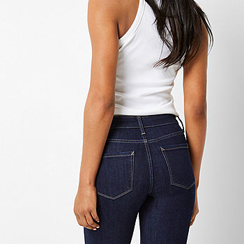 a.n.a Jean Rise JCPenney Mid Skinny - Womens Fit
