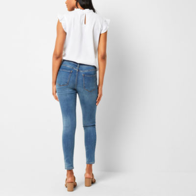 a.n.a Stretch Fabric Womens Mid Rise Skinny Fit Jegging Jean