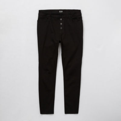 a.n.a - Plus Ripped Stretch Fabric Womens High Rise Skinny Fit Jegging Jean