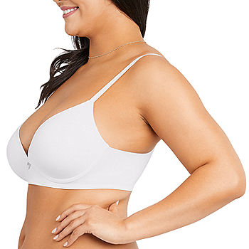  Maidenform One Fab Fit Original Tailored Demi T-Shirt Bra,  White, 32A : Clothing, Shoes & Jewelry