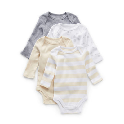 Okie Dokie Baby Boys 4-pc. Long Sleeve Bodysuit