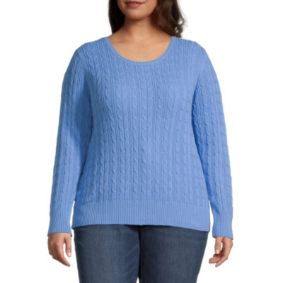jcpenney womens plus sweaters