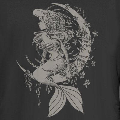 Juniors Womens Crew Neck Short Sleeve Ariel Princess Graphic T-Shirt