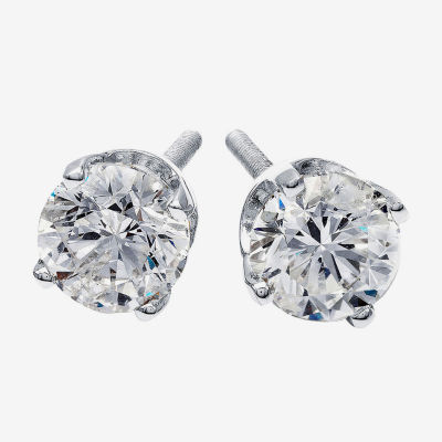 Premier Collection 1/4 CT. T.W. Mined Diamond Stud Earrings 14K Gold