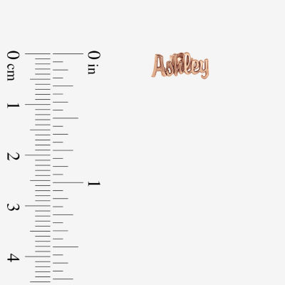 Personalized Name Script Earrings 