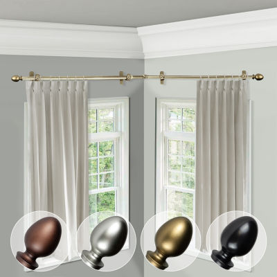 Rod Desyne Emeka Corner 3/4 Adjustable Curtain