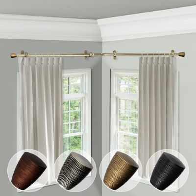Rod Desyne Tarzan Corner 3/4 Adjustable Curtain