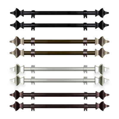 Rod Desyne (Set Of 2) Esta 5/8 Adjustable Side Curtain