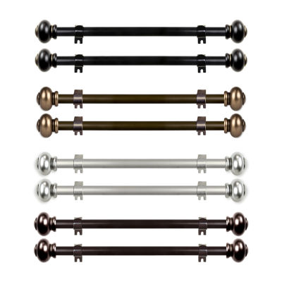Rod Desyne (Set Of 2) Yolanda 5/8 Adjustable Side Curtain