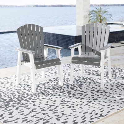 Signature Design by Ashley Transville 2-pc. Weather Resistant Patio Dining Chair