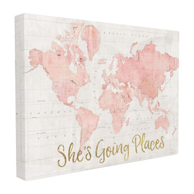 She's Going Places Canvas Art