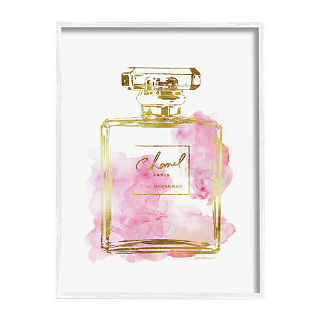 24''X30'' Glam Perfume Print, One Size, Pink